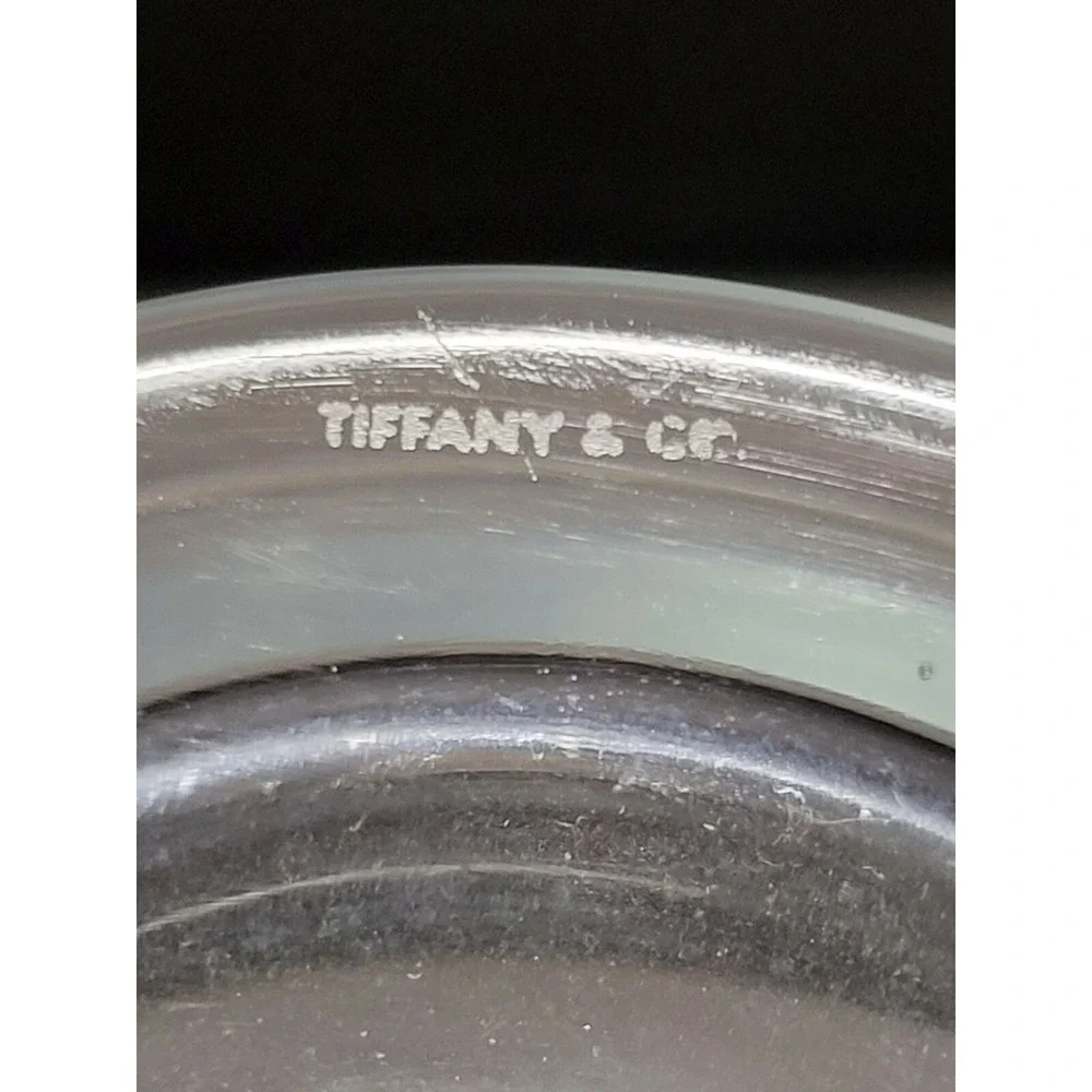 Vtg Tiffany & Co.‎ Clear Crystal Pitcher, custom for 1998 CEO Summit RARE